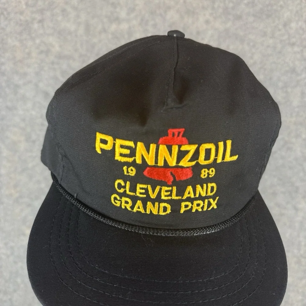 Vintage Pennzoil Cleveland Grand Prix Hat Strapback 1989 IndyCar World Series
